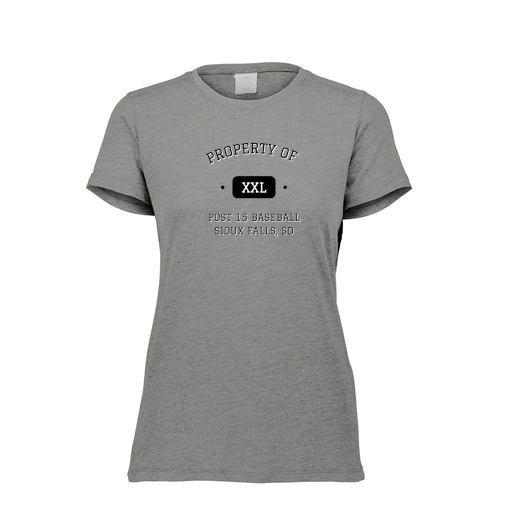 [FTSCUBGY-FAXS-LOGO1] Decker Women's Tri-Blend T-Shirt - Short Sleeve (Female Adult XS, Gray, Logo 1)