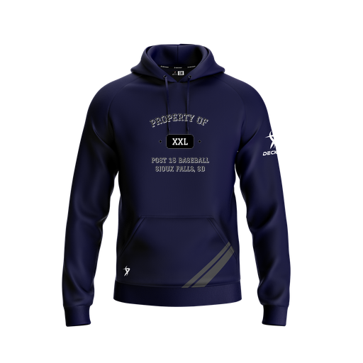 [FOLHSMNV-YXS-LOGO1] Decker Summit Hoodie (Youth XS, Navy, Logo 1)