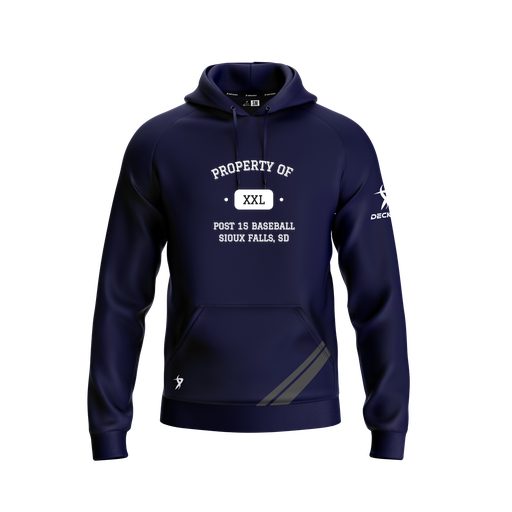 [FOLHSMNV-YXS-LOGO2] Decker Summit Hoodie (Youth XS, Navy, Logo 2)
