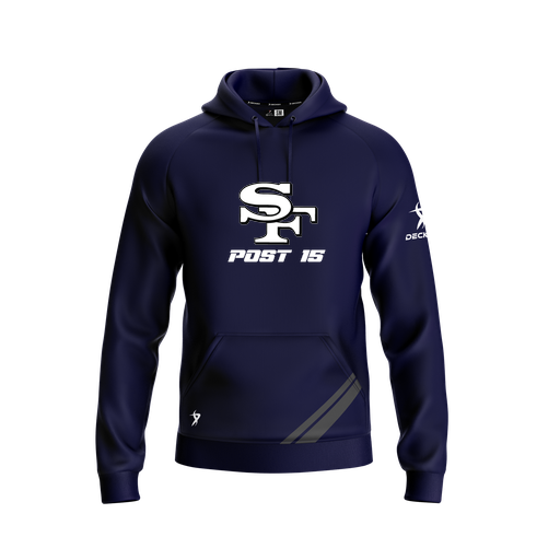 [FOLHSMNV-YXS-LOGO3] Decker Summit Hoodie (Youth XS, Navy, Logo 3)