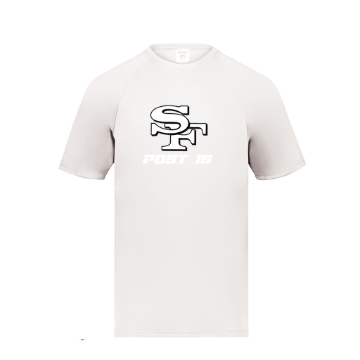 [2790.005.S-LOGO3] Men's Smooth Sport T-Shirt (Adult S, White, Logo 3)