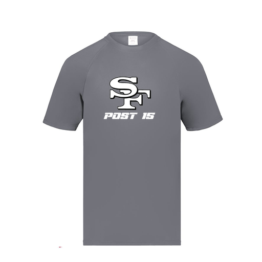 [2790.059.S-LOGO3] Men's Smooth Sport T-Shirt (Adult S, Gray, Logo 3)