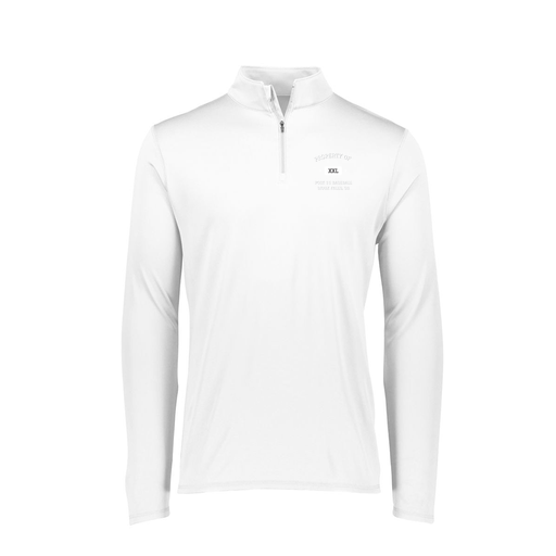 [2787.005.XS-LOGO2] Ladies Dri Fit 1/4 Zip Shirt (Female Adult XS, White, Logo 2)