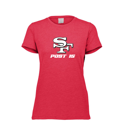 [3067.V96.XS-LOGO3] Ladies Ultra-blend T-Shirt (Female Adult XS, Red, Logo 3)