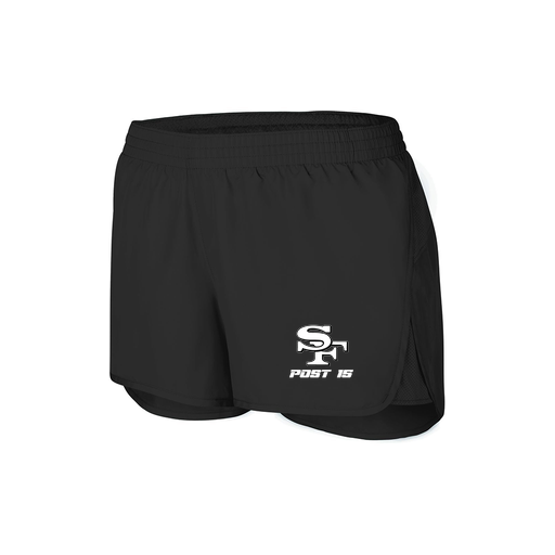 [2430.080.XS-LOGO3] Women's Performance Shorts (Female Adult XS, Black, Logo 3)