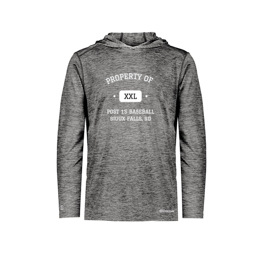 [CUS-DFW-CHGHOOD-PER-LSL-BLK-AS-LOGO2] Men's Charge Hoodie (Adult S, Black, Logo 2)