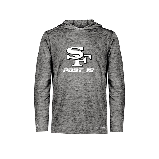 [FOLHCGBK-AS-LOGO3] Decker Men's Charge Hoodie (Adult S, Black, Logo 3)