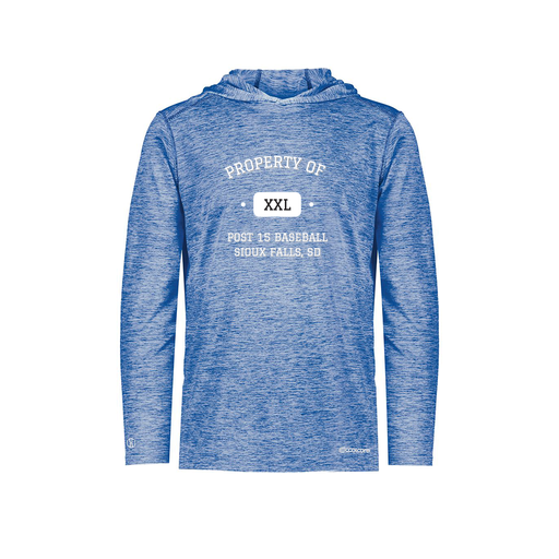 [FOLHCGRY-YS-LOGO2] Decker Youth Charge Hoodie (Youth S, Royal, Logo 2)