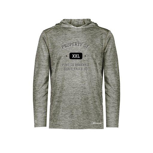 [FOLHCGGY-YS-LOGO1] Decker Youth Charge Hoodie (Youth S, Gray, Logo 1)