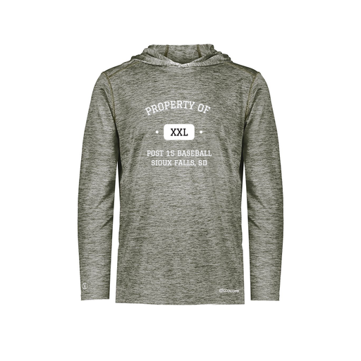 [FOLHCGGY-YS-LOGO2] Decker Youth Charge Hoodie (Youth S, Gray, Logo 2)