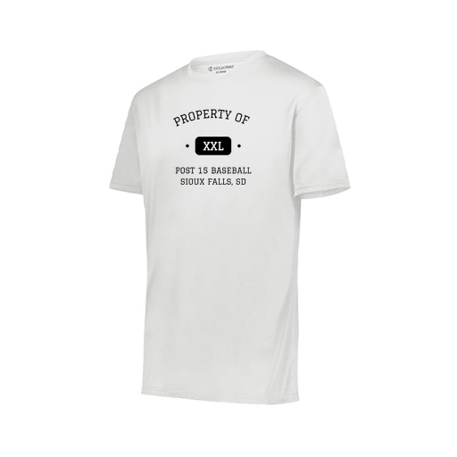 [222818.005.S-LOGO1] Men's Movement Dri Fit Shirt (Adult S, White, Logo 1)