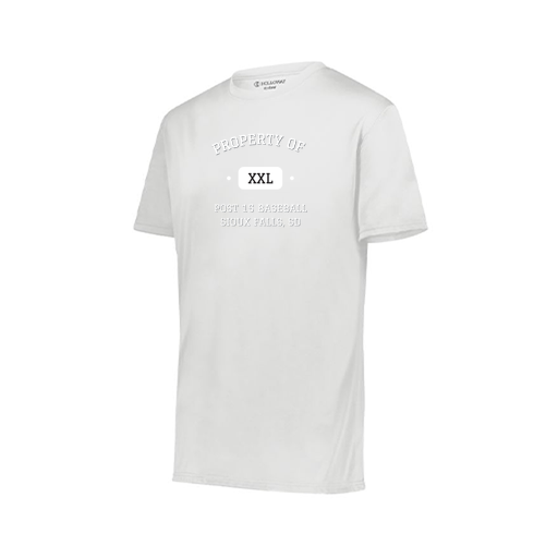 [222818.005.S-LOGO2] Men's Movement Dri Fit Shirt (Adult S, White, Logo 2)