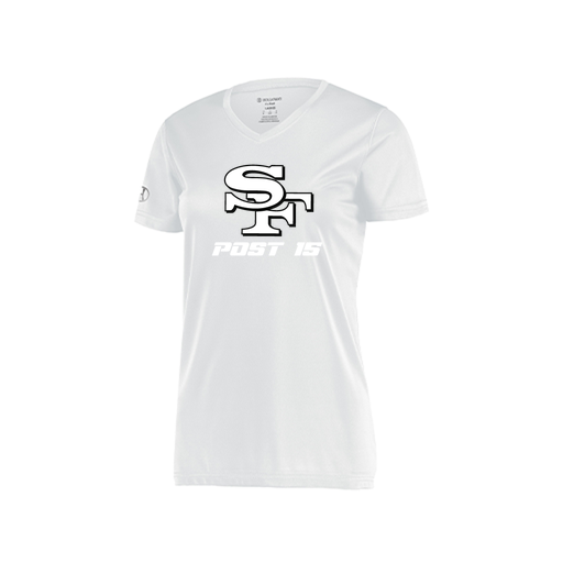 [222820.005.S-LOGO3] Ladies Movement Dri Fit Shirt (Female Adult S, White, Logo 3)