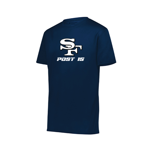 [222819.065.XXS-LOGO3] Youth Movement Dri Fit Shirt (Youth XXS, Navy, Logo 3)